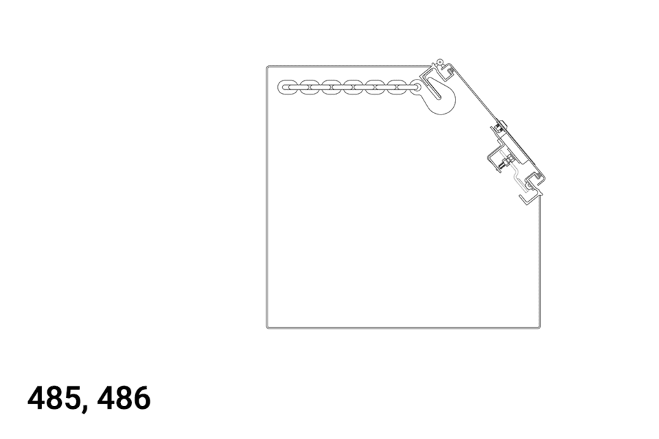 Saddle Box Chain Hanger - Image 2