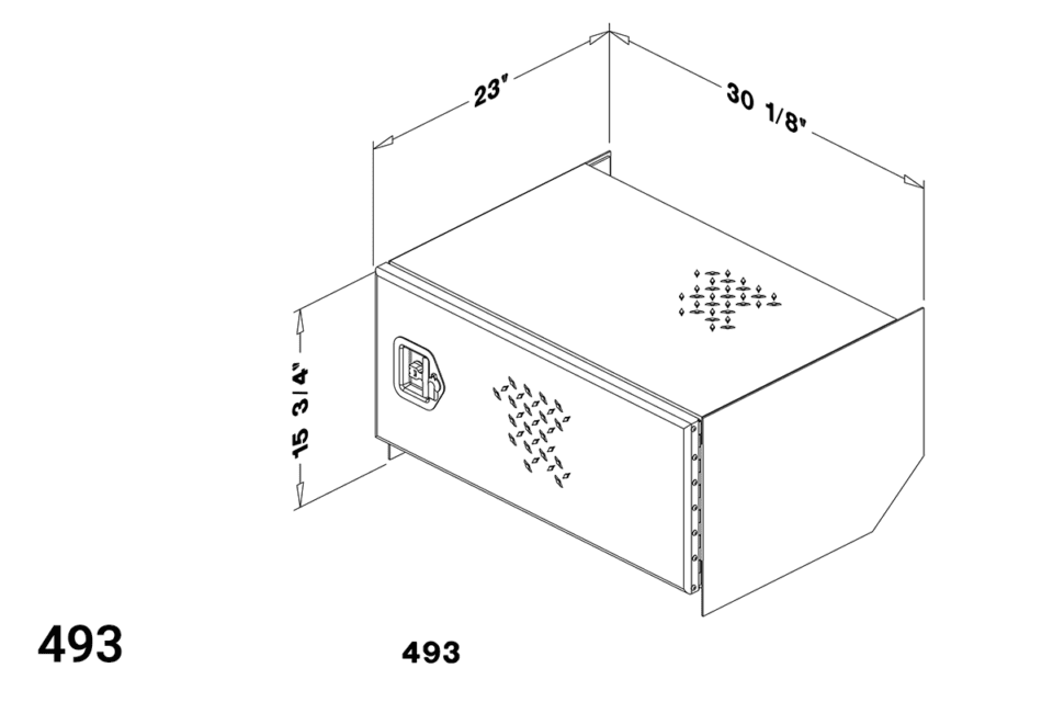 Peterbilt-Style Cab Access Storage Box - Image 3