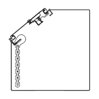 saddle box chain hanger