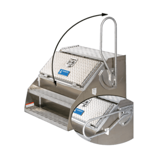 Saddle Box Folding Handle