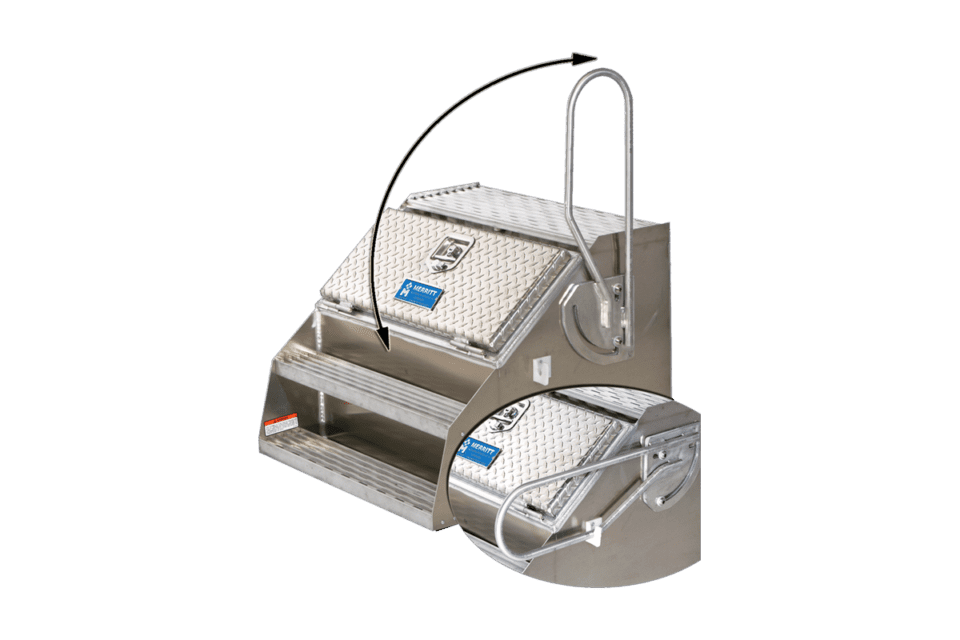 Saddle Box Folding Handle